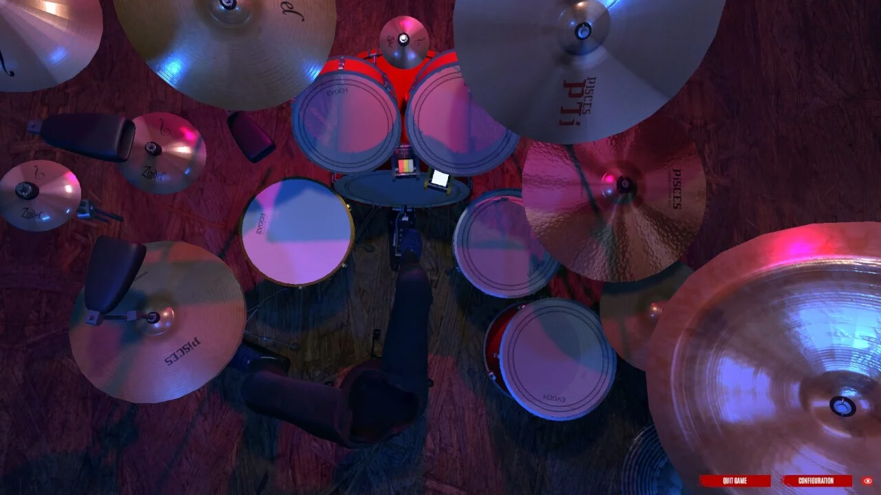 Изображение игры: VR Drums Ultimate Streamer