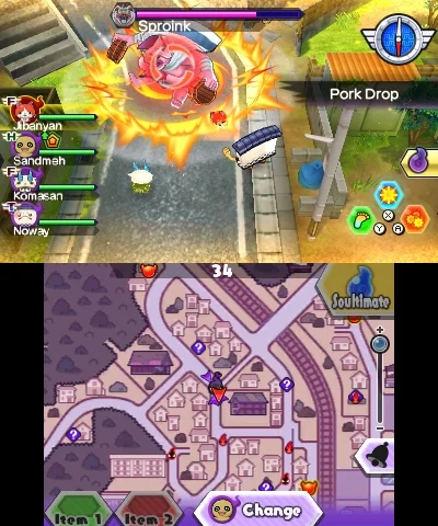 Изображение игры: Yo-kai Watch Blasters: Red Cat Corps