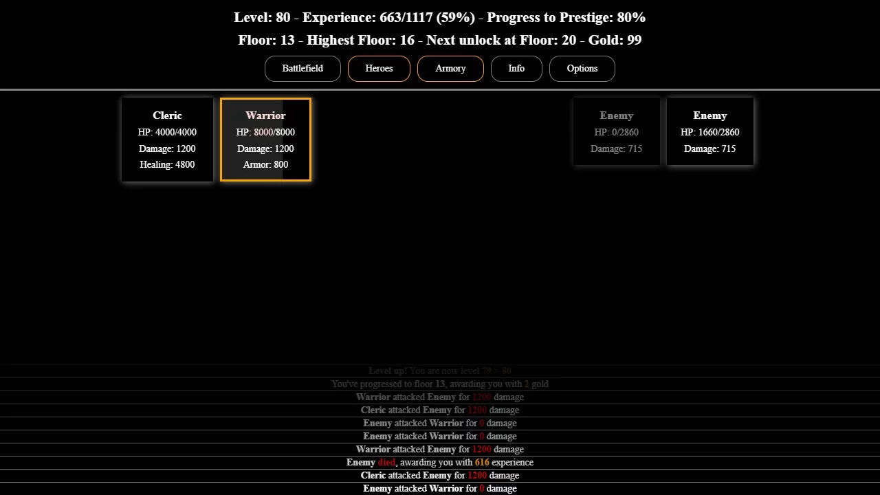 Изображение игры: Incremental Adventures
