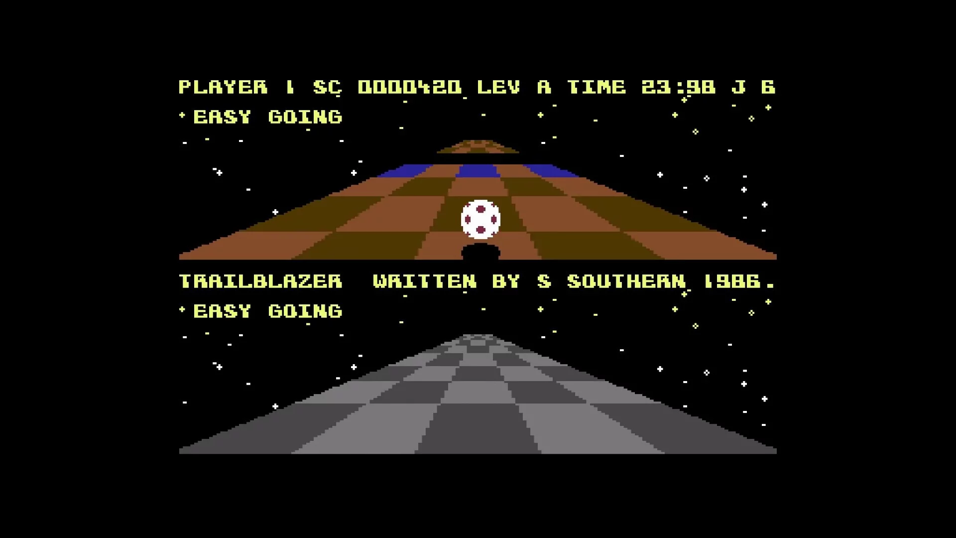 Изображение игры: Trailblazer (C64/CPC/Spectrum)