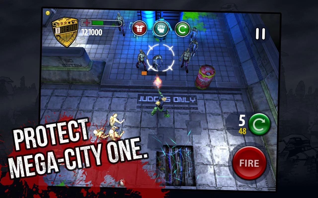 Изображение игры: Judge Dredd vs. Zombies