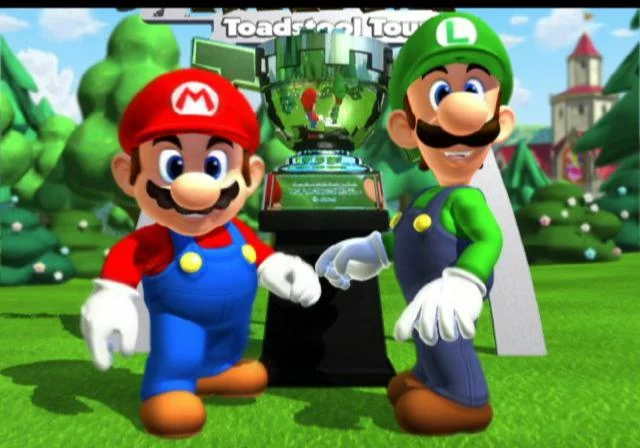 Изображение игры: Mario Golf: Toadstool Tour