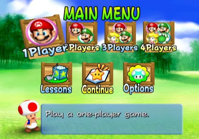 Изображение игры: Mario Golf: Toadstool Tour