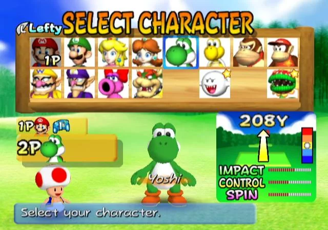 Изображение игры: Mario Golf: Toadstool Tour