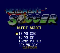 Изображение игры: Mega Man Soccer