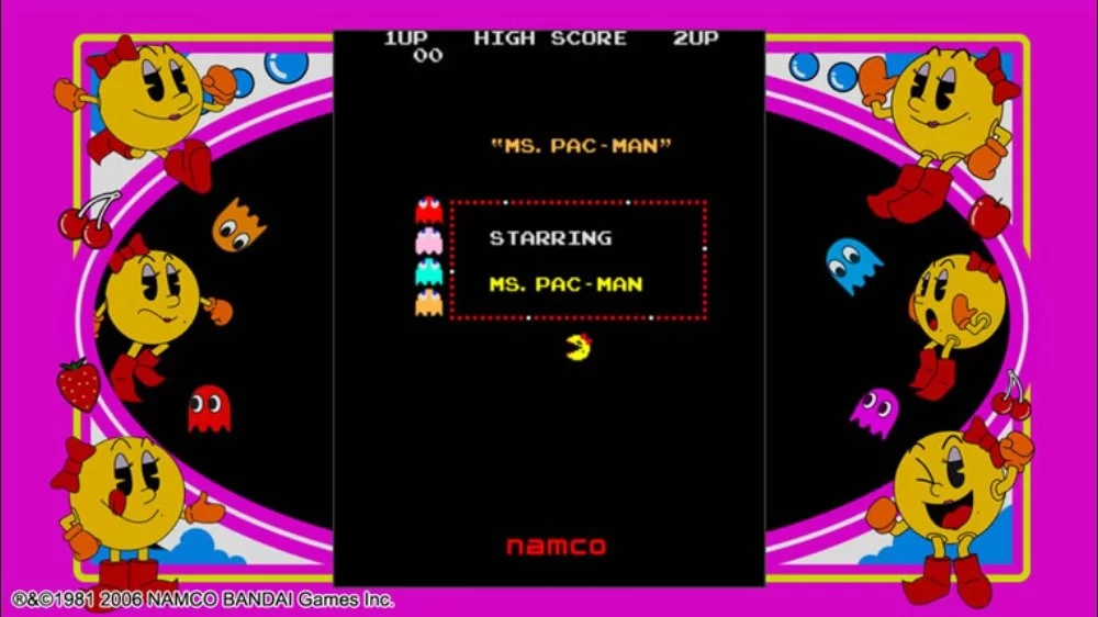 Изображение игры: MS.PAC-MAN