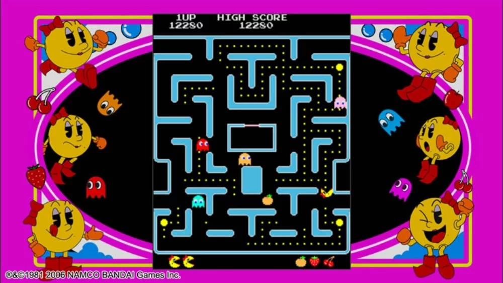 Изображение игры: MS.PAC-MAN
