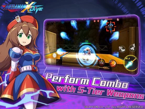 Изображение игры: MEGA MAN X DiVE - MOBILE