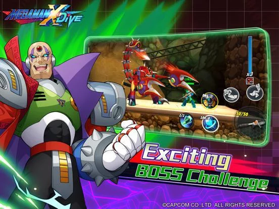 Изображение игры: MEGA MAN X DiVE - MOBILE