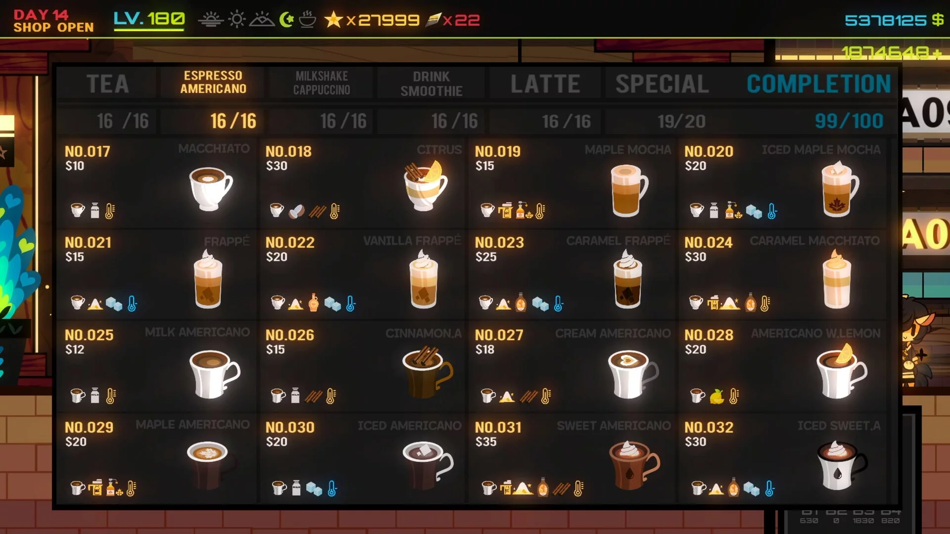 Изображение игры: Mini Star Cafe