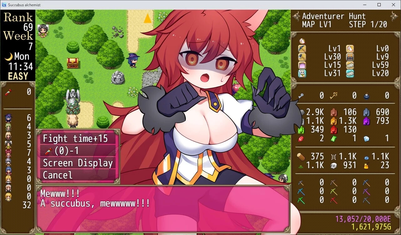 Изображение игры: Succubus Alchemist: Transformation, Orgasming Hell