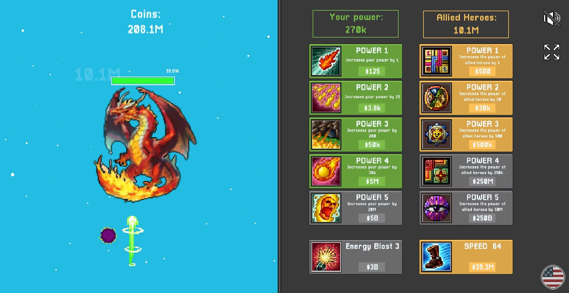 Изображение игры: Idle Dragon Clicker