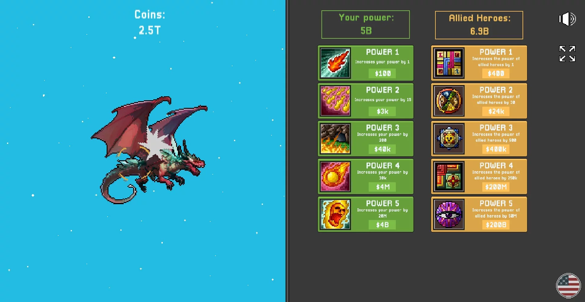 Изображение игры: Idle Dragon Clicker