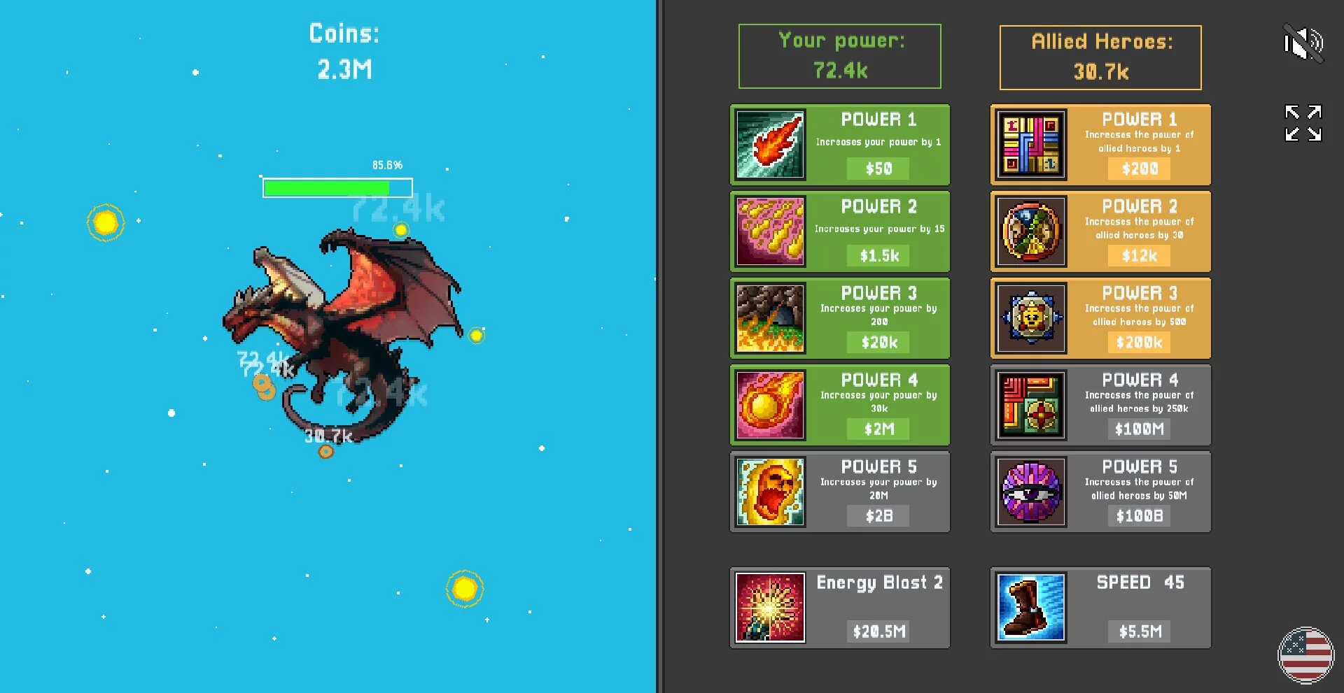 Изображение игры: Idle Dragon Clicker