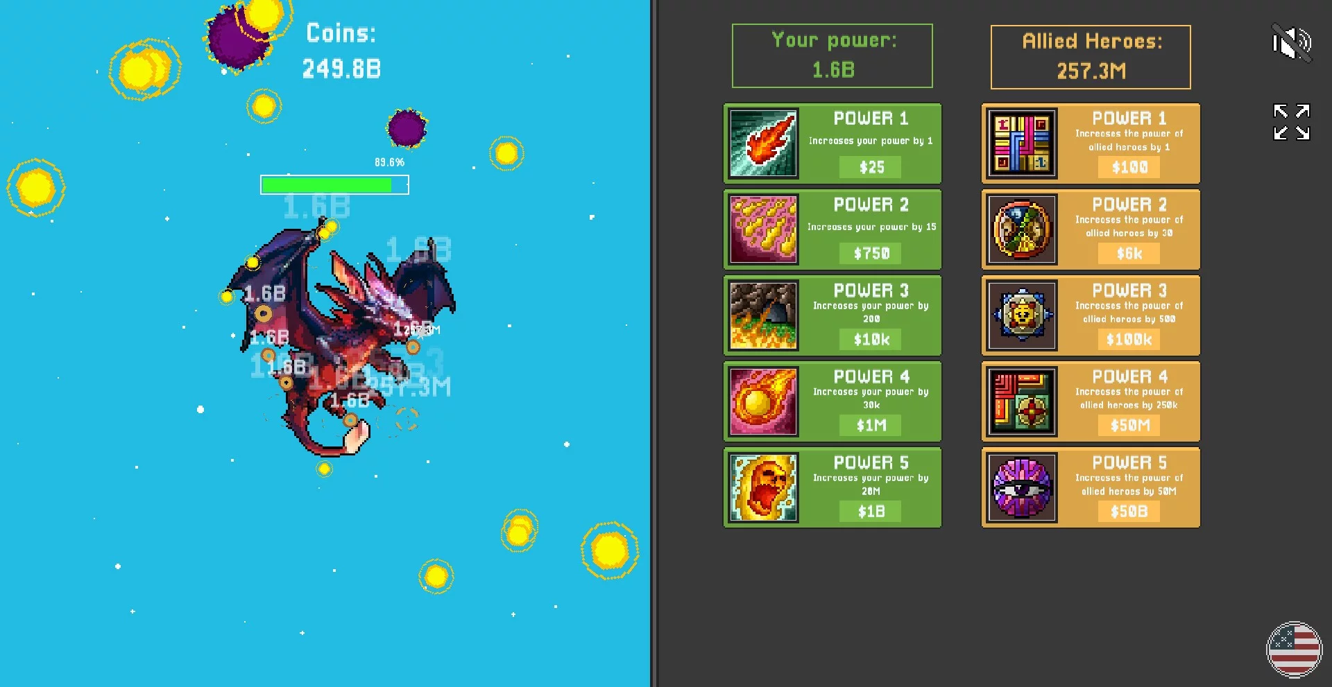 Изображение игры: Idle Dragon Clicker