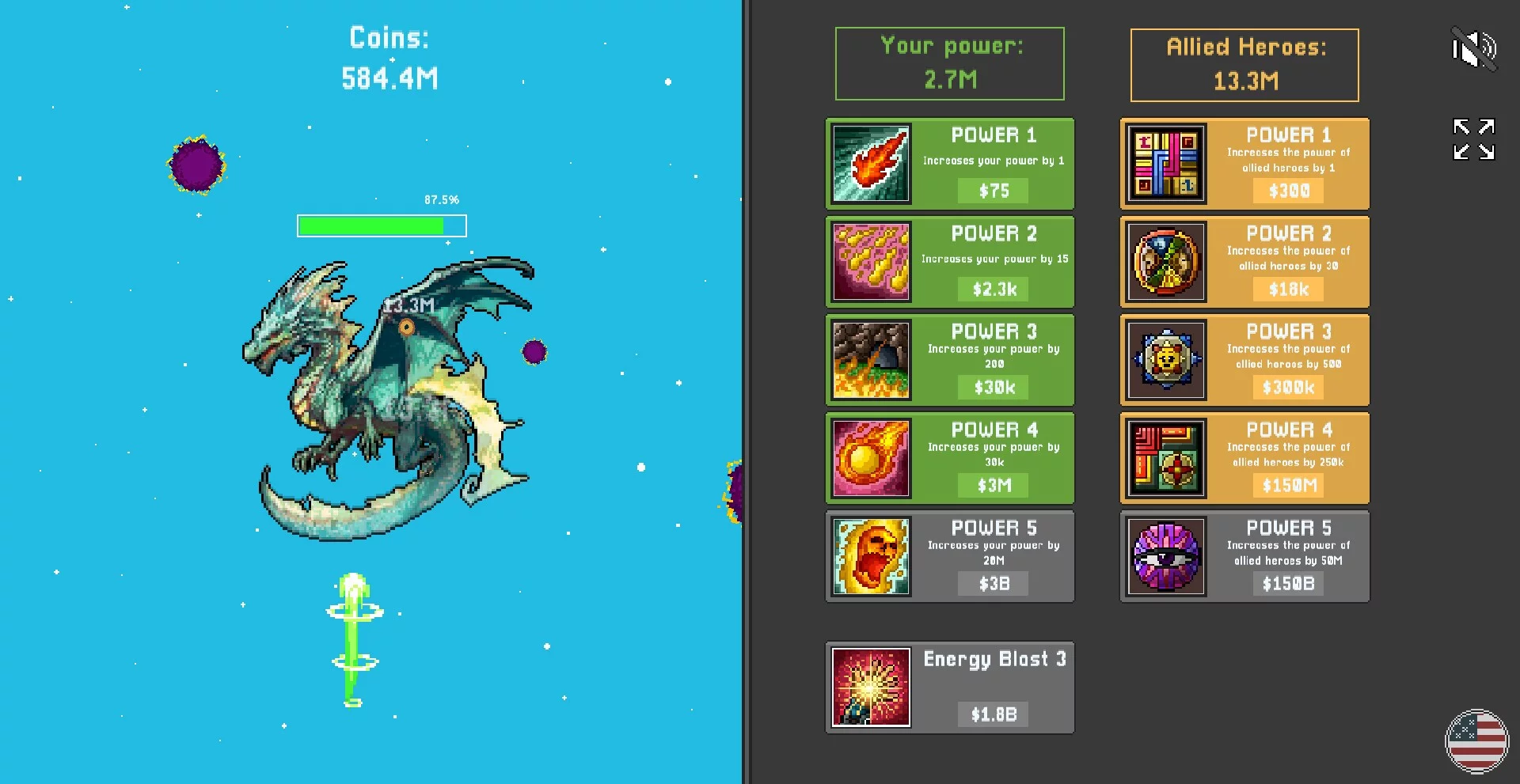 Изображение игры: Idle Dragon Clicker