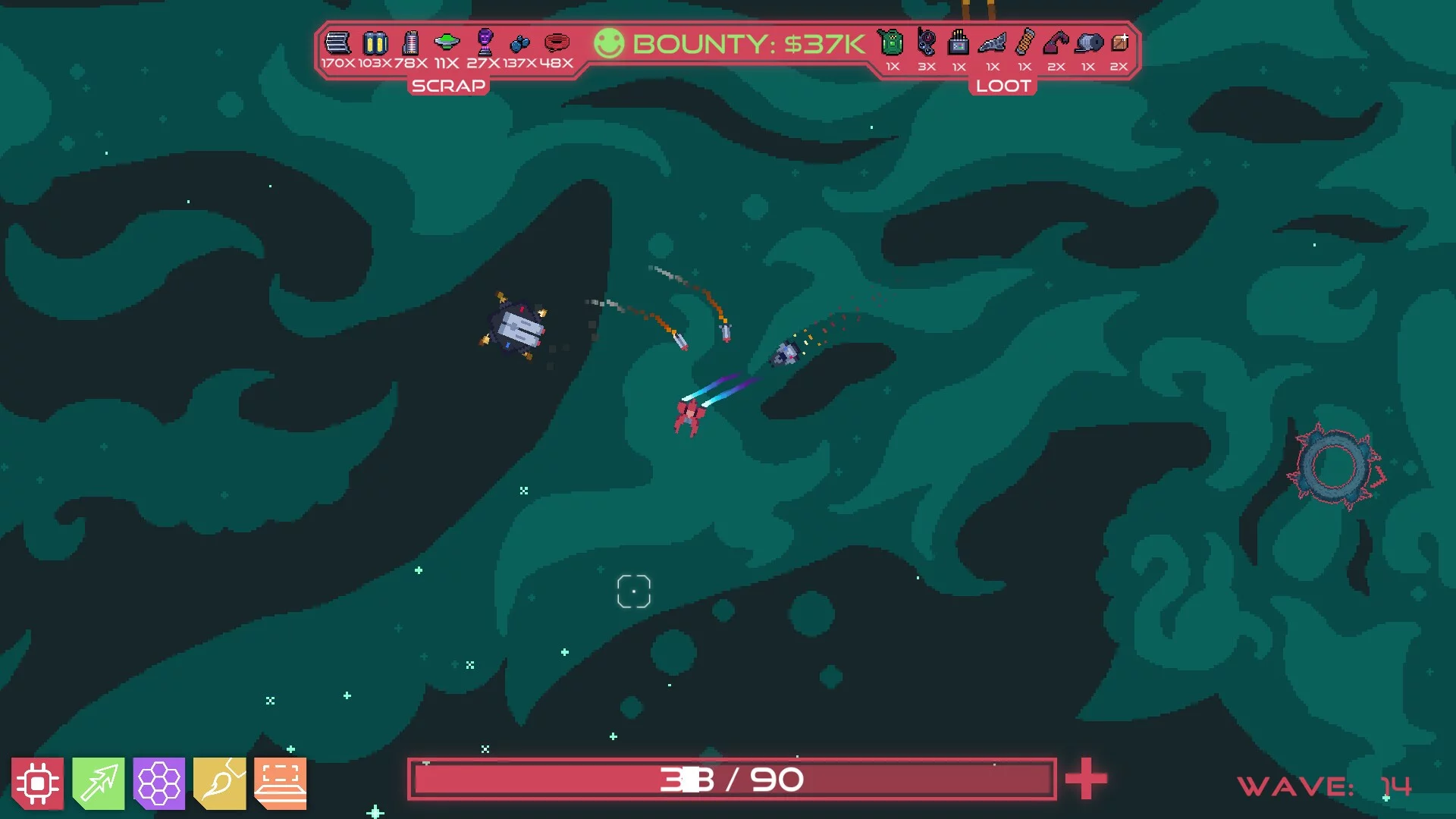 Изображение игры: Hookscrap