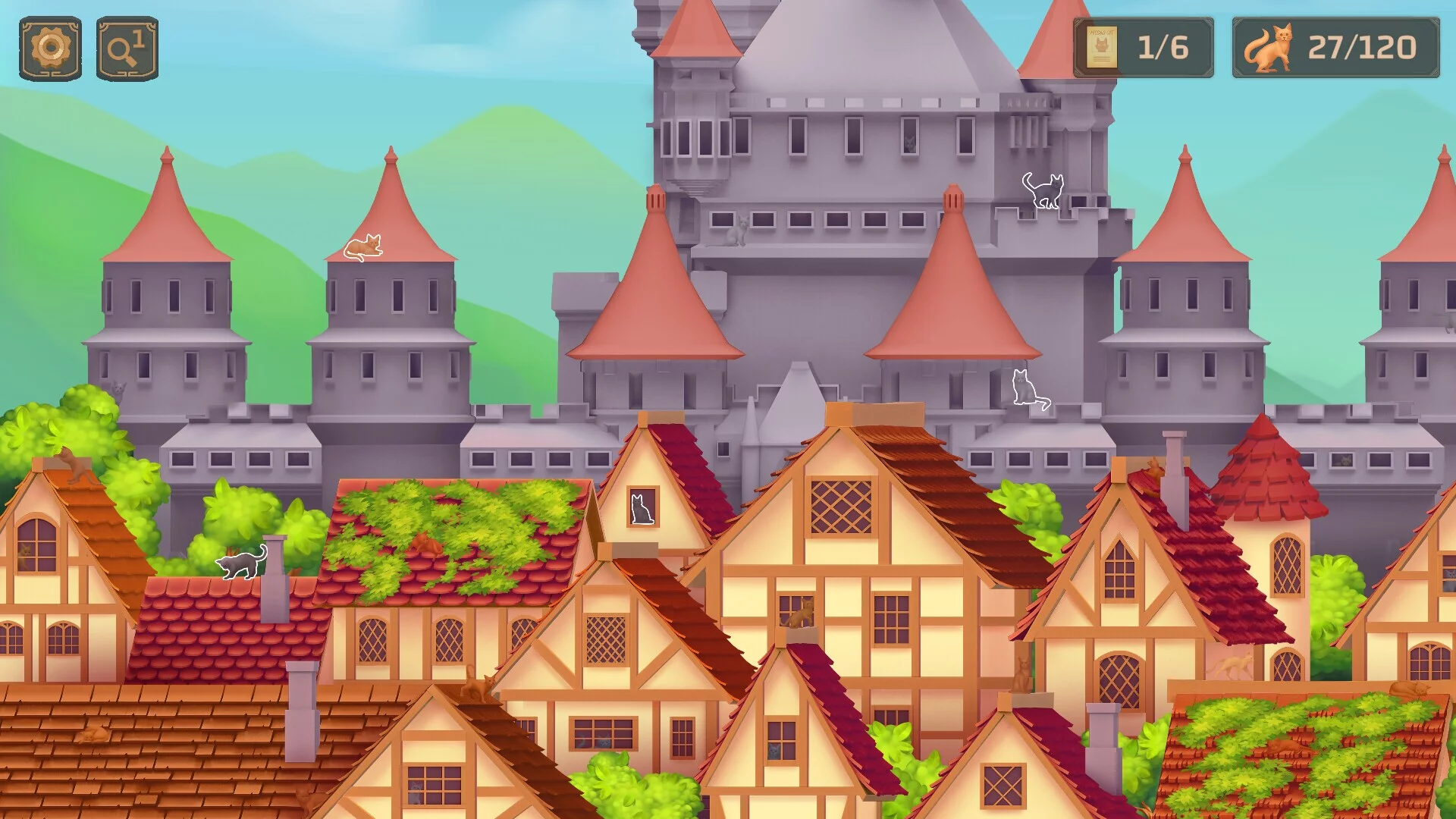Изображение игры: Cat Search in Medieval Times