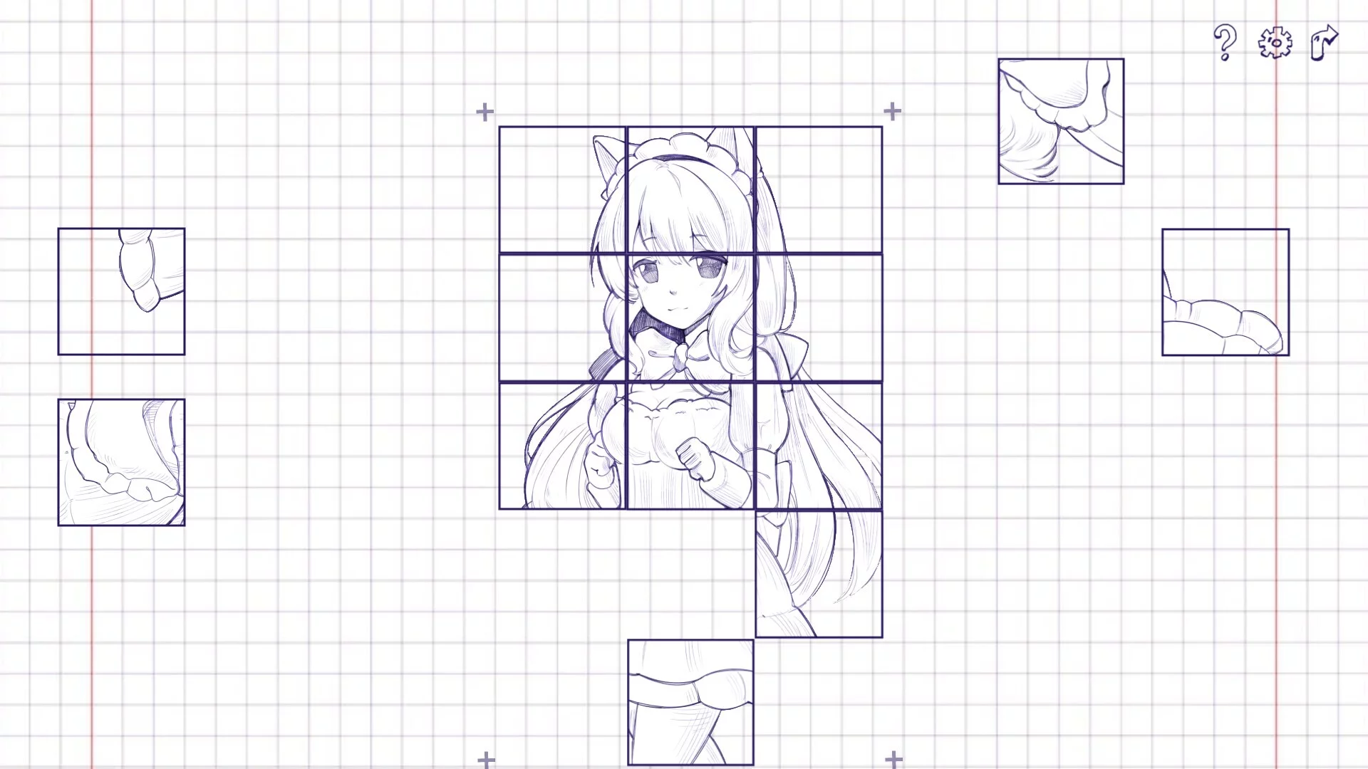 Изображение игры: Ink Neko Maid