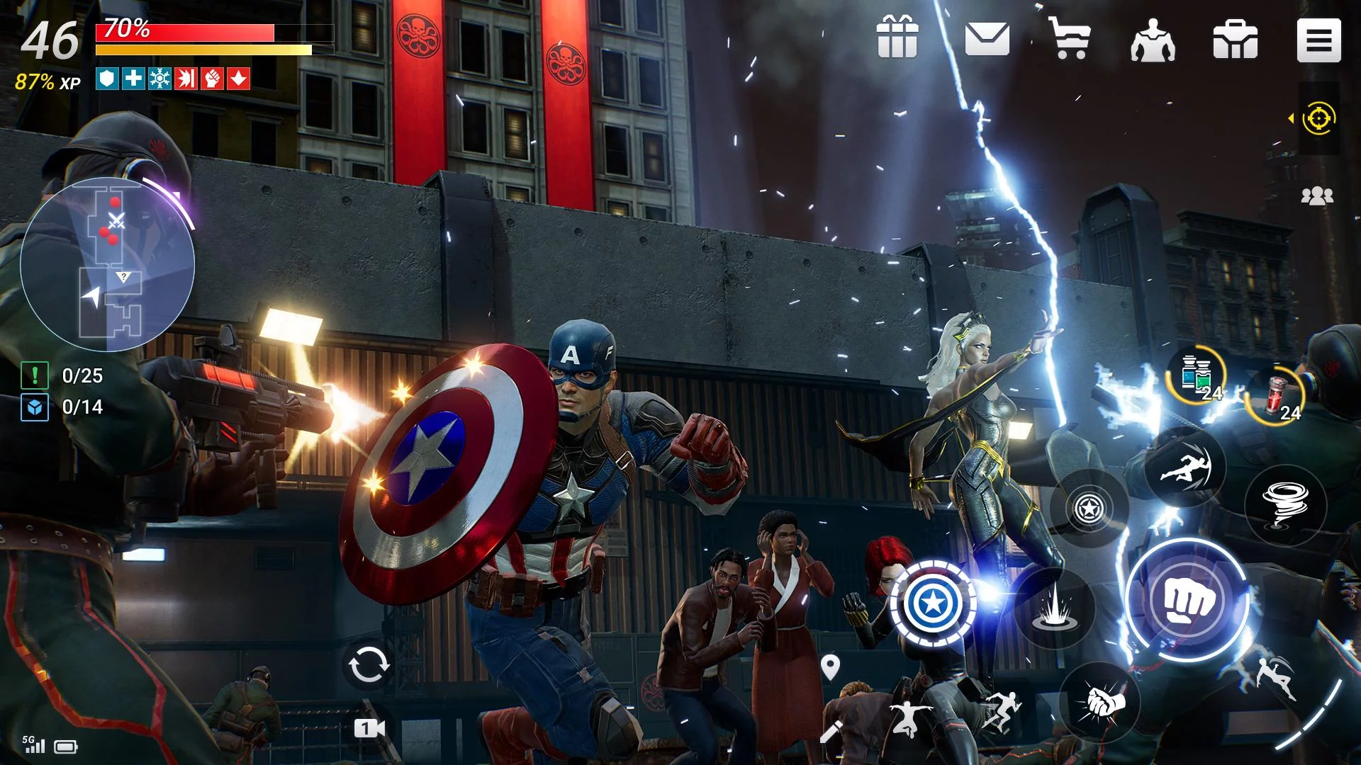 Изображение игры: Marvel Future Revolution