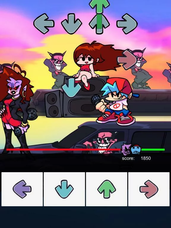 Изображение игры: FNF Music Battle