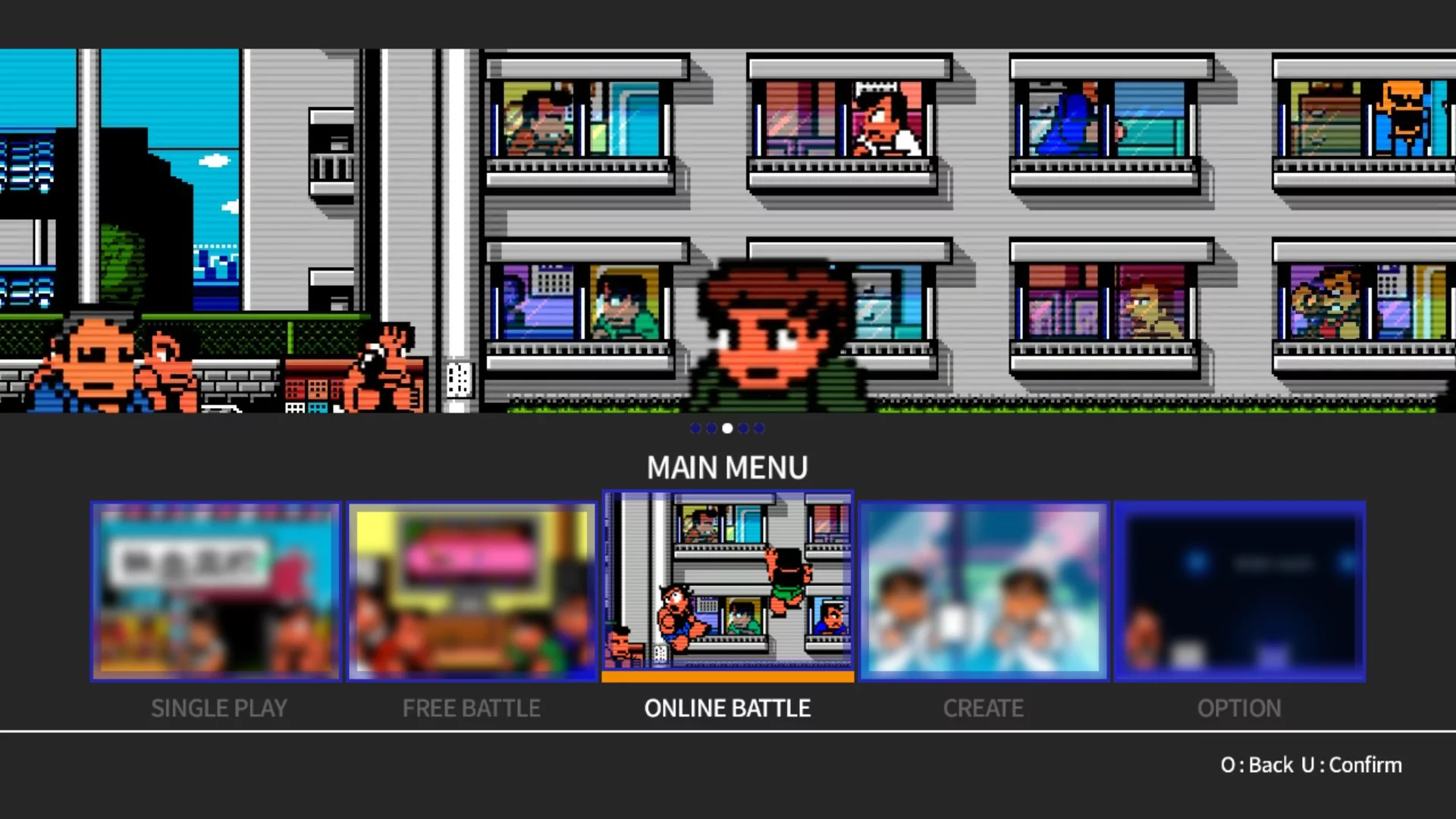 Изображение игры: River City Super Sports Challenge ~All Stars Special~ Downtown Nekketsu