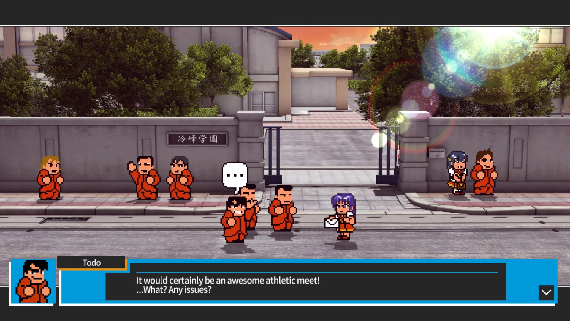 Изображение игры: River City Super Sports Challenge ~All Stars Special~ Downtown Nekketsu