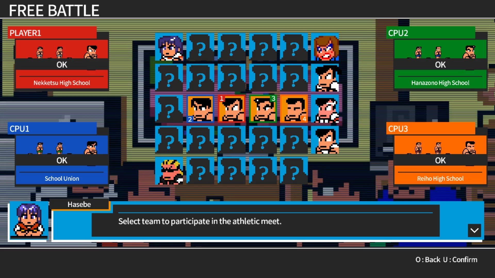 Изображение игры: River City Super Sports Challenge ~All Stars Special~ Downtown Nekketsu