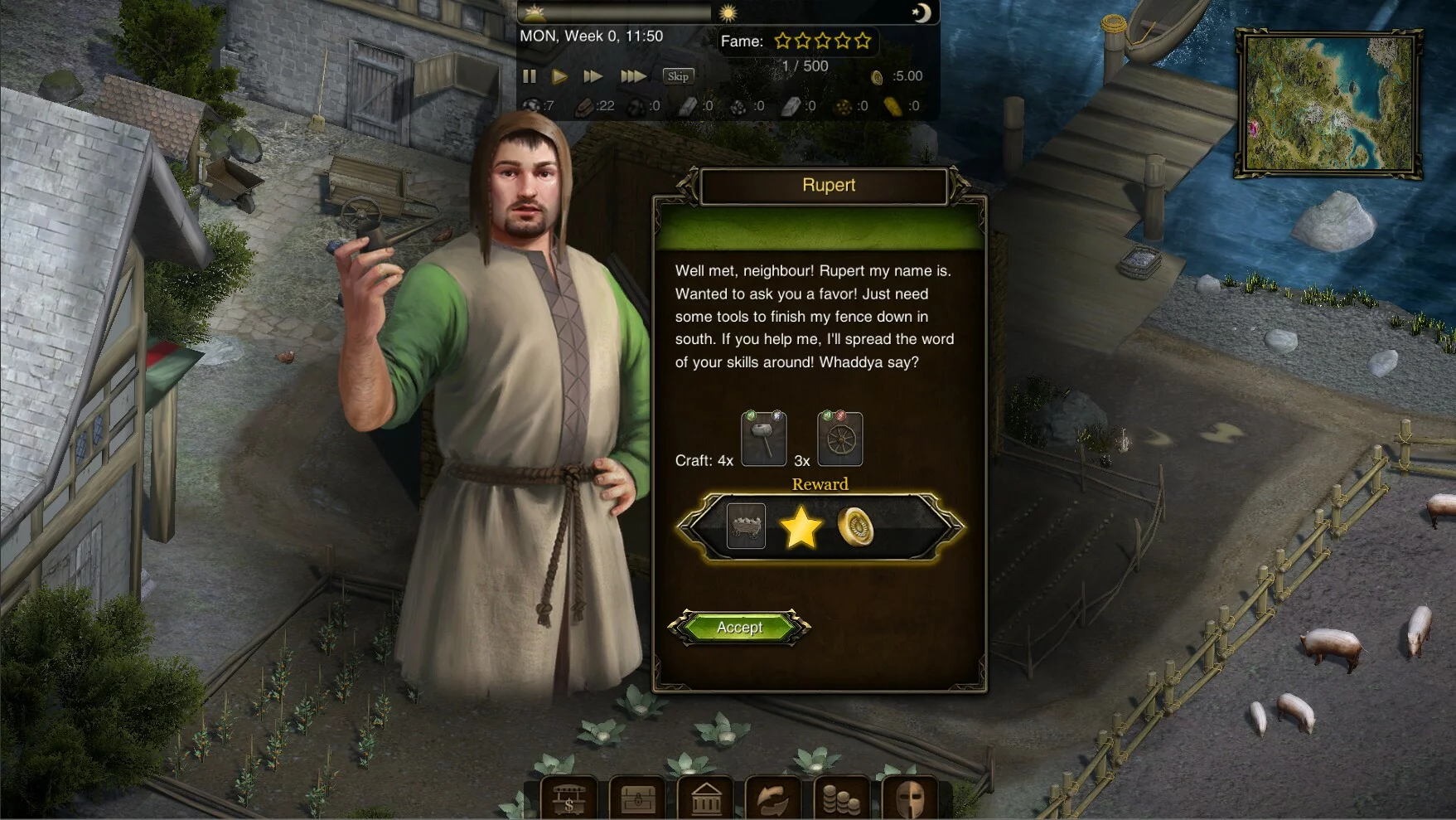 Изображение игры: Blacksmith Legends: Prologue