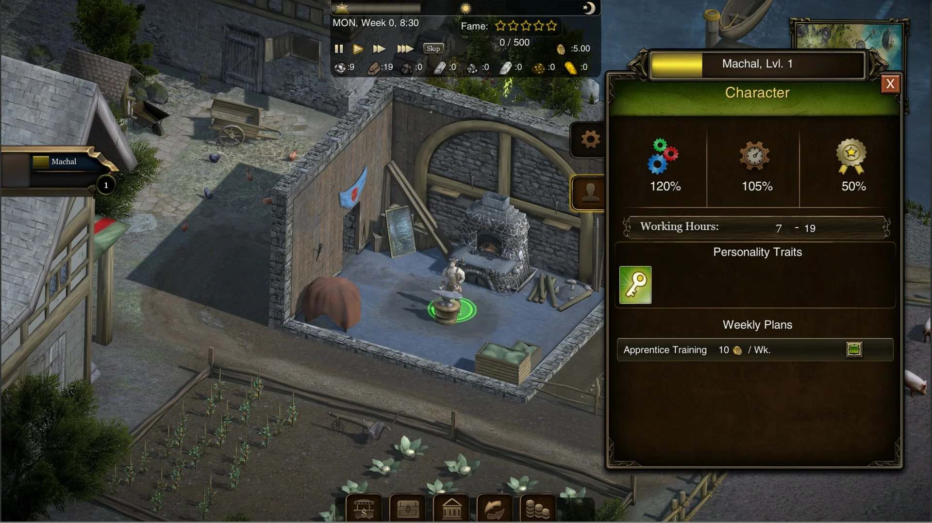 Изображение игры: Blacksmith Legends: Prologue