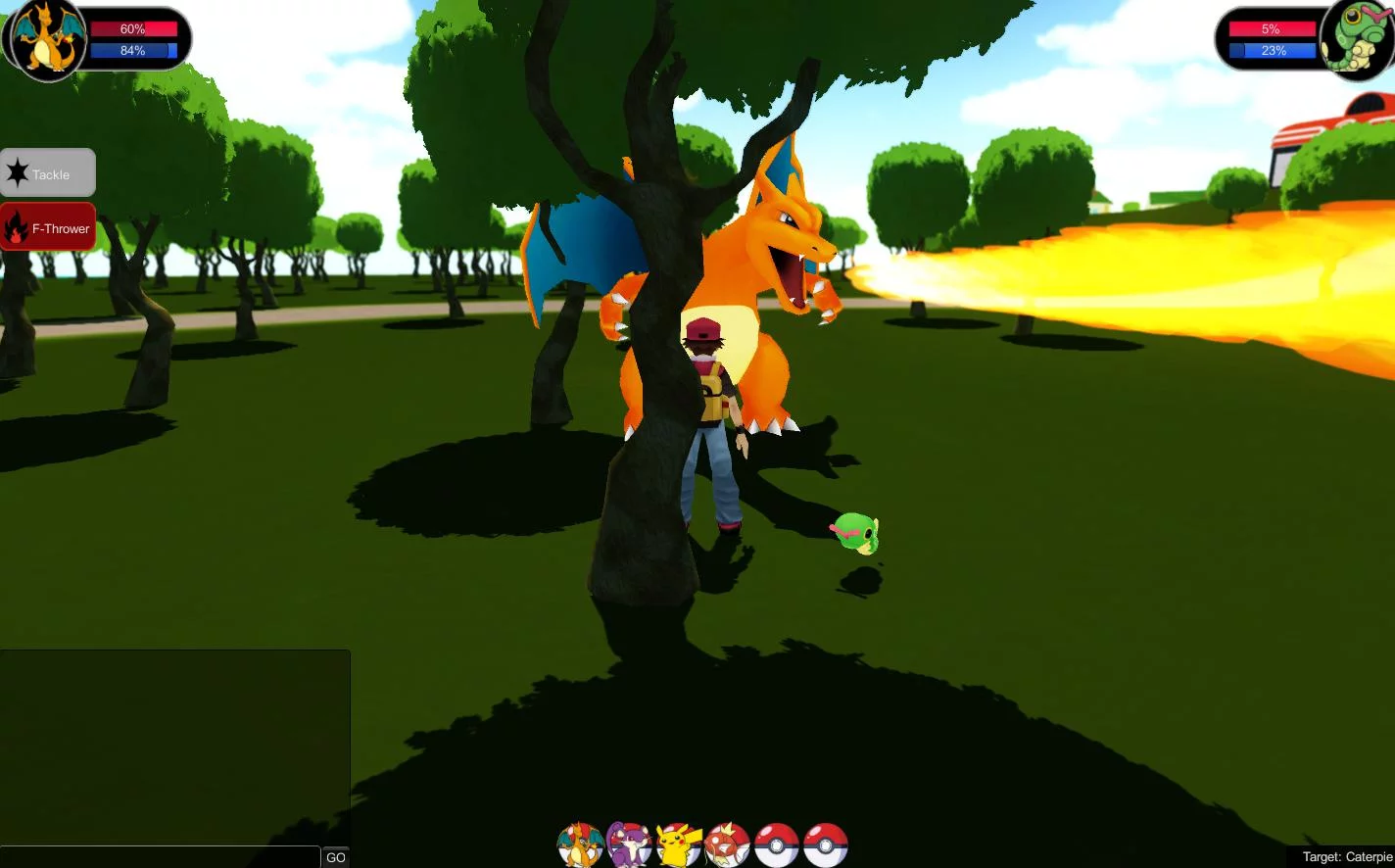 Изображение игры: Pokemon Adventures Online