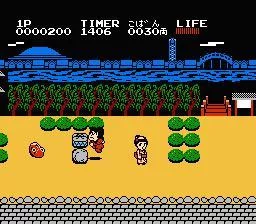 Изображение игры: Ganbare Goemon! Karakuri Douchuu