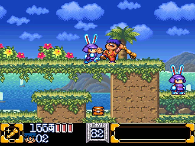 Изображение игры: Ganbare Goemon 2: Kiteretsu Shougun Magginesu