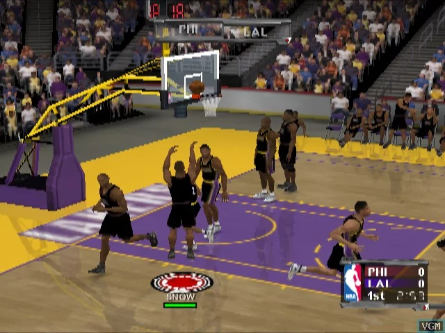 Изображение игры: NBA Courtside 2002