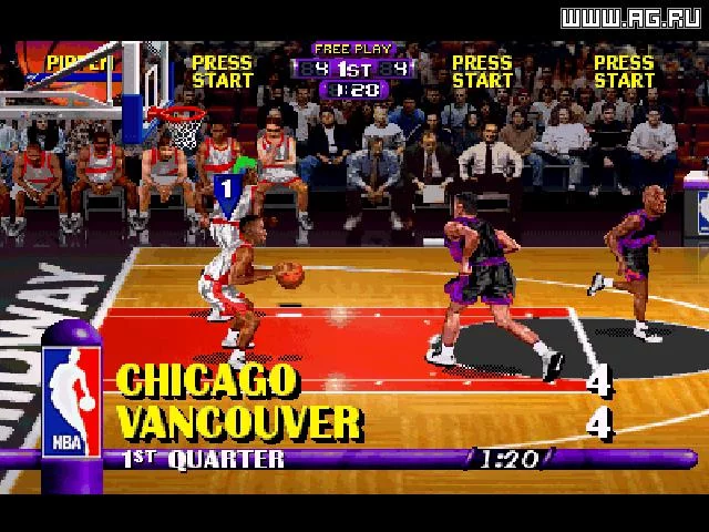 Изображение игры: NBA Hang Time