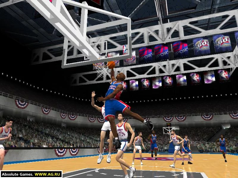 Изображение игры: NBA Live 2001