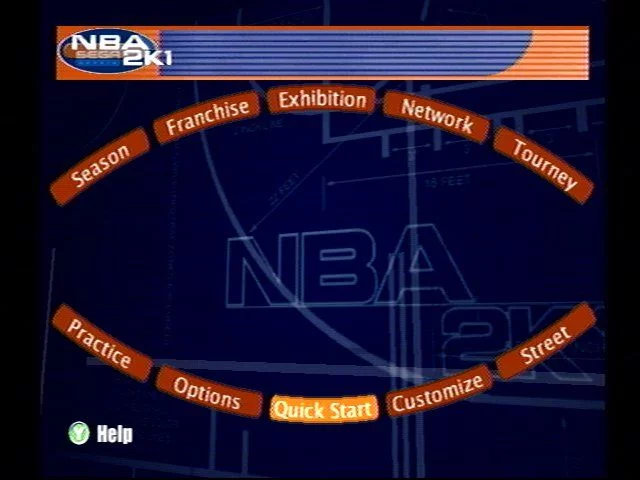 Изображение игры: NBA 2K1