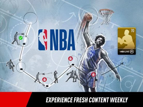 Изображение игры: NBA LIVE Mobile Basketball