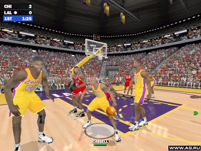 Изображение игры: NBA Live 2000