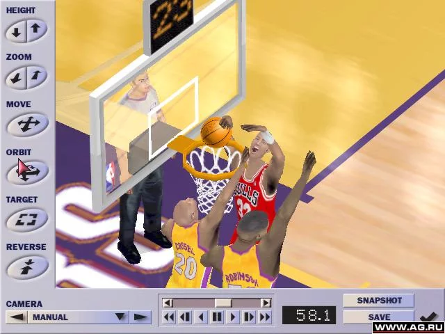 Изображение игры: NBA Live 2000