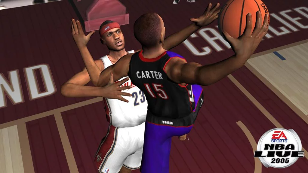 Изображение игры: NBA Live 2005