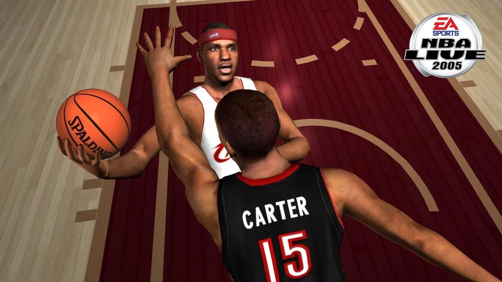 Изображение игры: NBA Live 2005