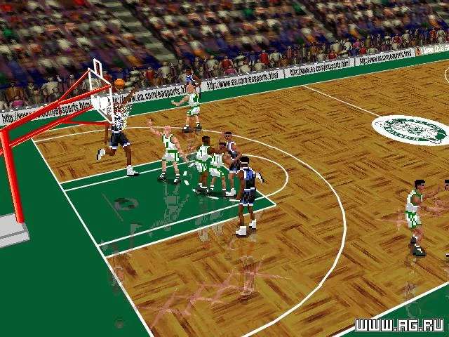 Изображение игры: NBA Live 96