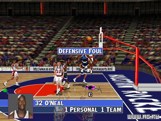 Изображение игры: NBA Live 96