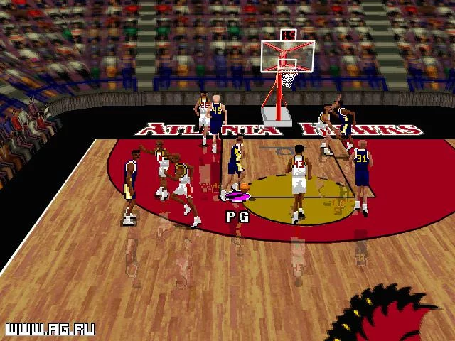 Изображение игры: NBA Live 96