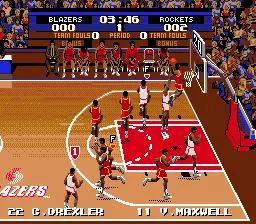 Изображение игры: Tecmo Super NBA Basketball