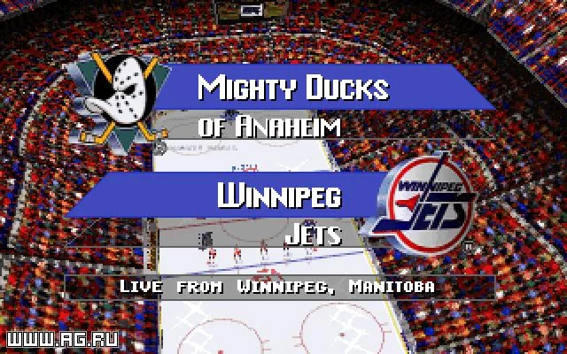 Изображение игры: NHL Hockey '96