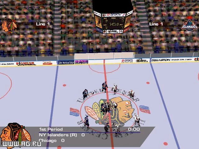 Изображение игры: NHL Hockey '97