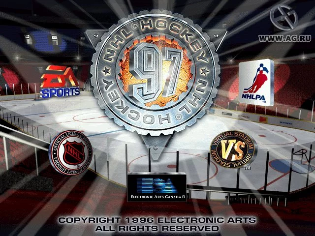 Изображение игры: NHL Hockey '97