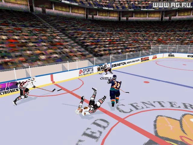 Изображение игры: NHL Hockey '97